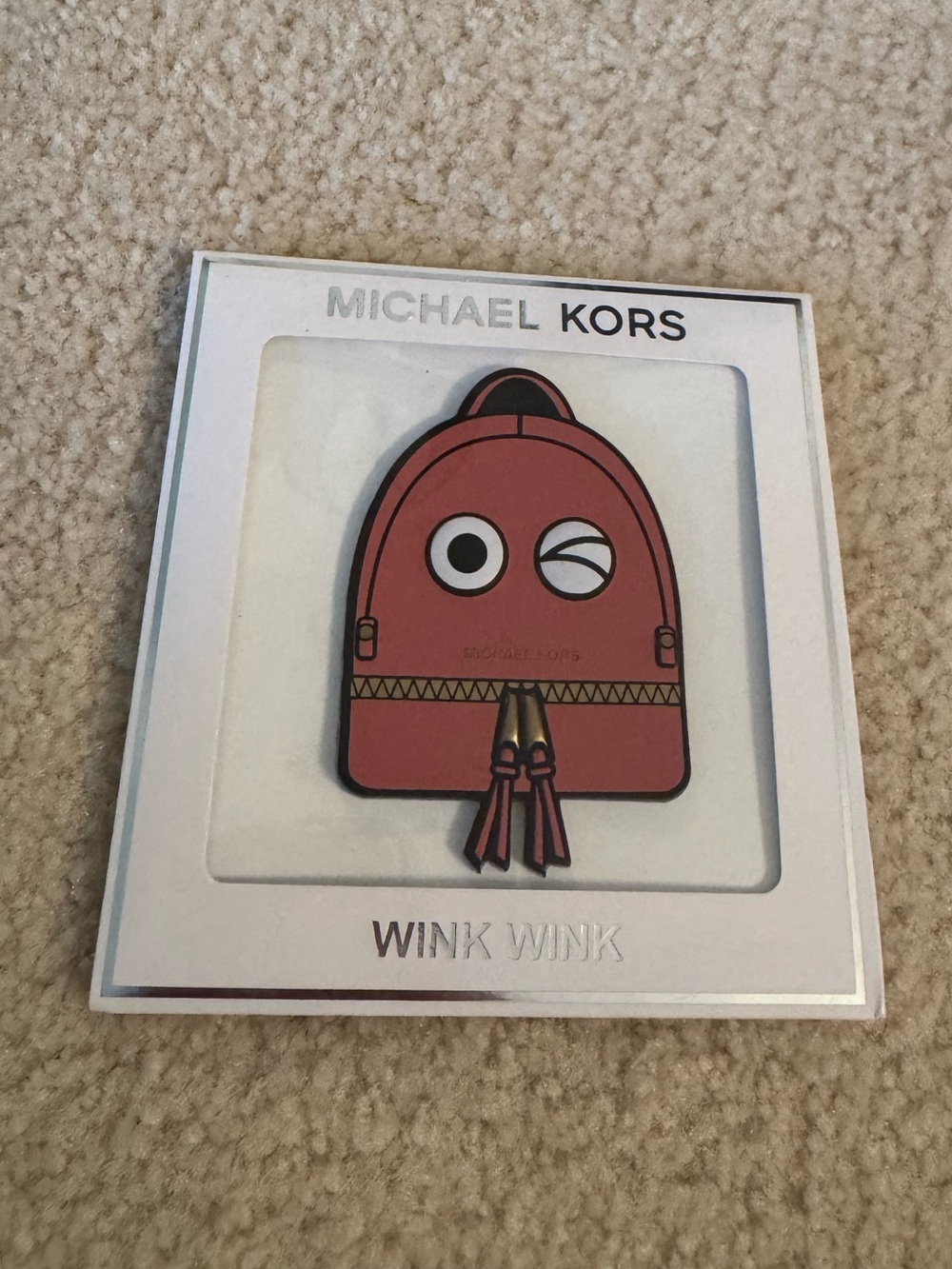 Michael Kors Pink Wink Wink Leather Sticker